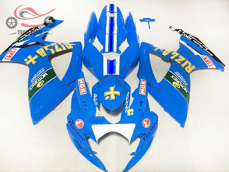Бесплатный пользовательский Инжекционный обтекатель для SUZUKI K6 GSXR 750 600 2006 2007 ABS