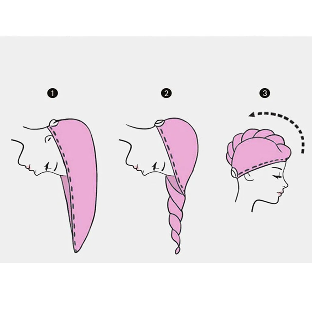 Толстая тюрбан для волос быстрая Волшебная сушилка тюрбан для волос из микрофибры быстрая сушка обернутое полотенце купальная шапка-тюрбан шапочка для ванной колпачок@ 20