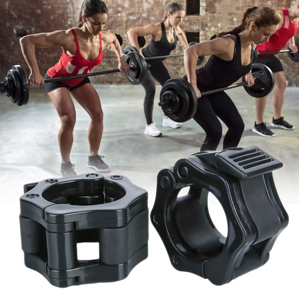 2/" Weight Bar Collars Weight lifting Gym Standard Barbell Lock Clamp Collars UK