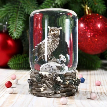 

Souvenir polystone water "Polar owl" 8.5x5.5x5.5 cm