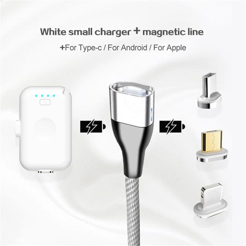 Mini Power Bank Type C LED Fast Charge Powerbank Portable External Battery ChargerFor iPhone iPad Xiaomi Huawei Phone portable charger for android Power Bank