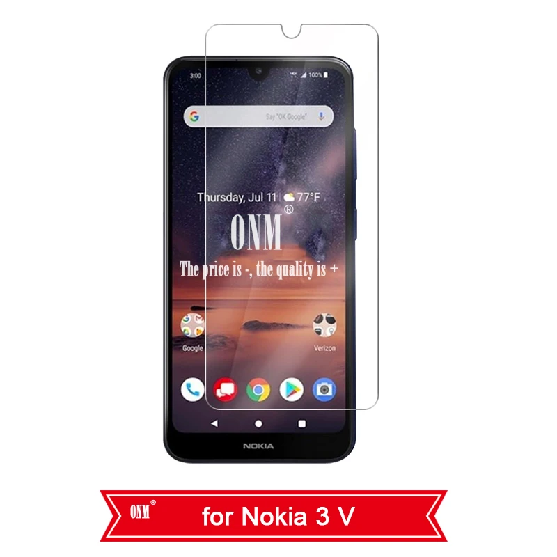 2 шт закаленное стекло для NOKIA 7,2 6,2 4,2 3 V 3,1 C 3,1 A 2,2 3,2 4,2 защита экрана 9H закаленное стекло для Nokia 1 Plus X71 - Цвет: For NOKIA 3 V
