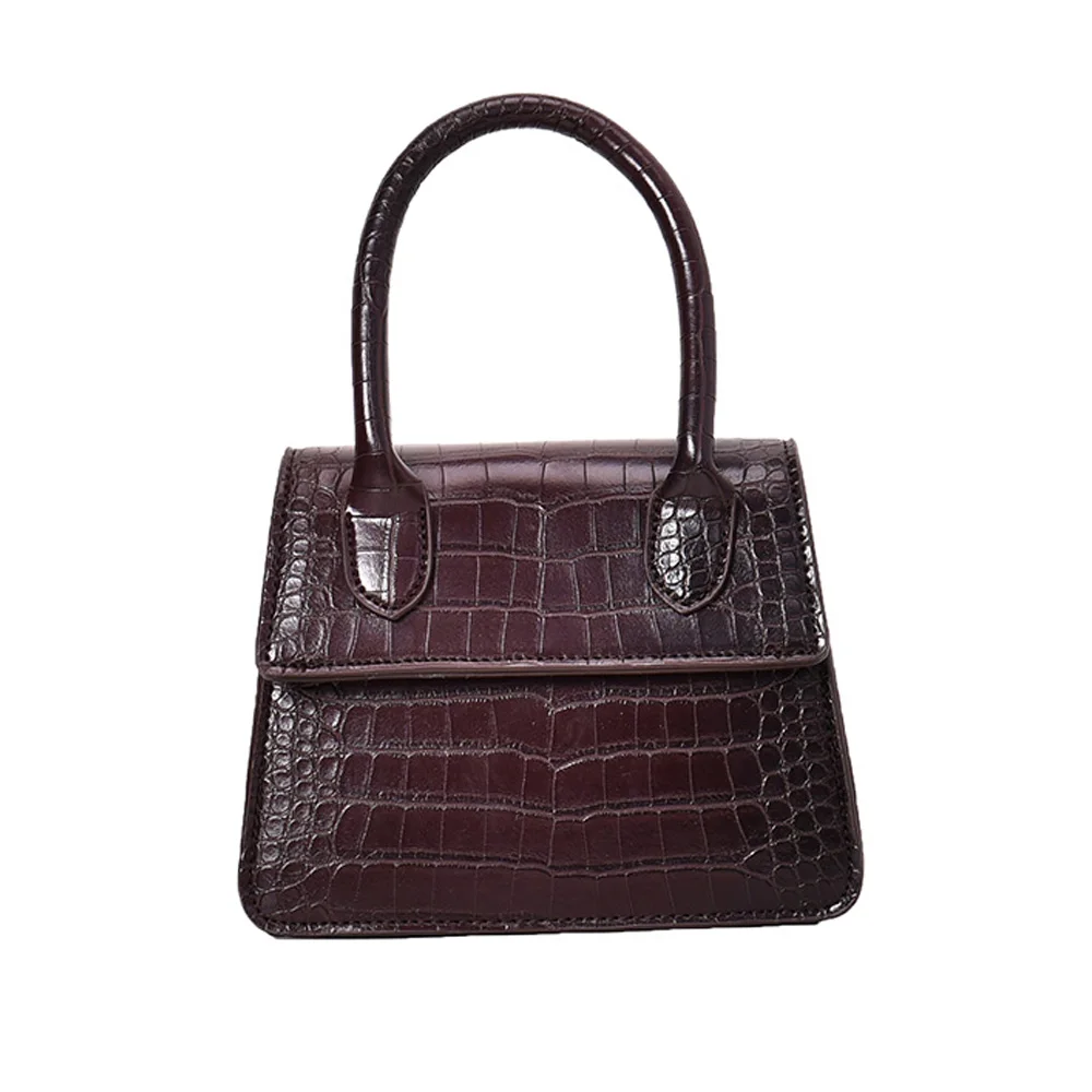

Vintage Alligator Shoulder Bag For Women 2020 Luxury Handbag Messenger Women Bags Designer Female Crossbody Bags Sac