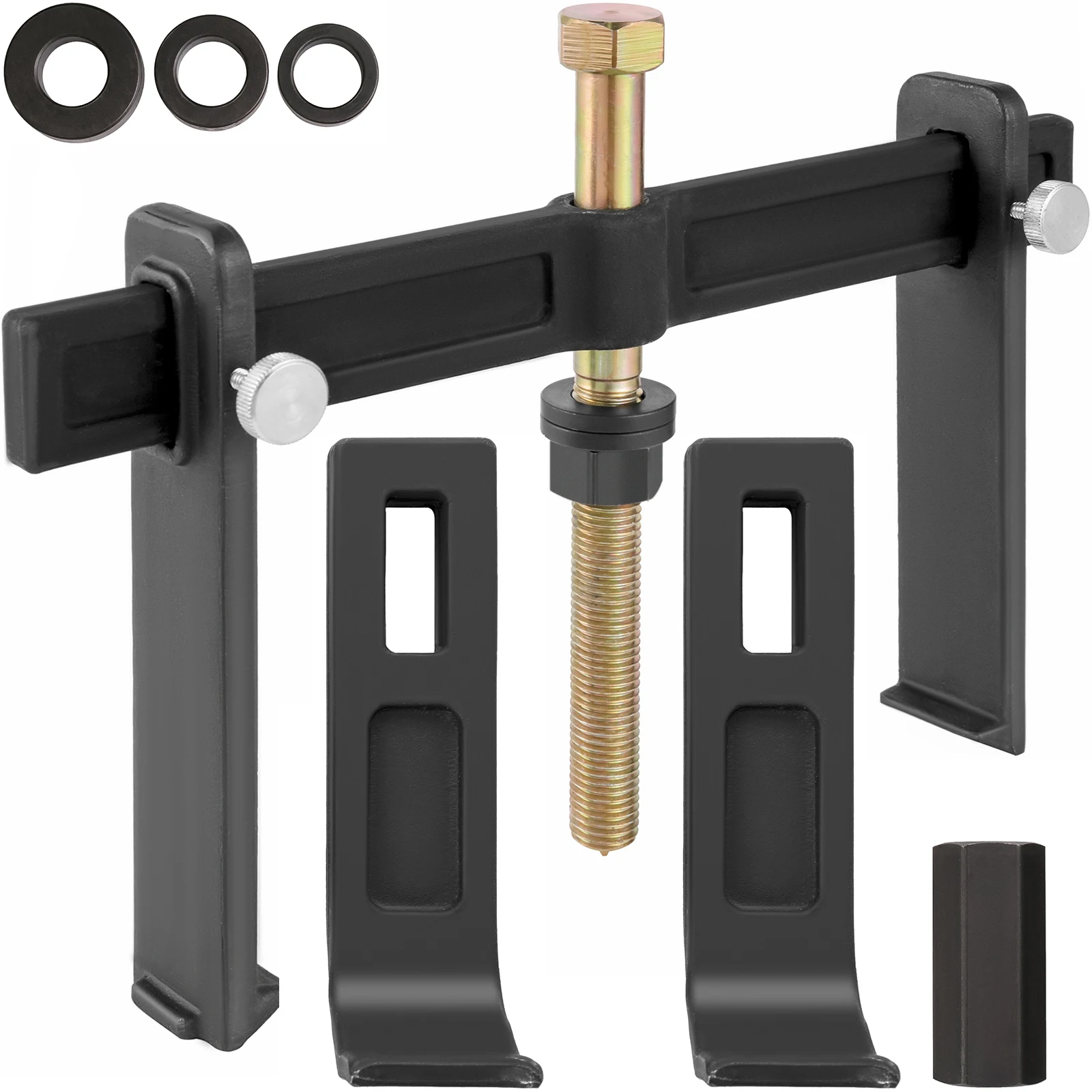 VEVOR Hub Drum and Rotor Puller Kit Heavy Duty Steel Reversible Jaws 14