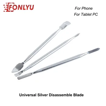 

Opening Tool 3pcs Metal Spudger Pry Repair Tool Kit Universal Silver Disassemble Blade Tools Set for Smart Phone/Tablet PC