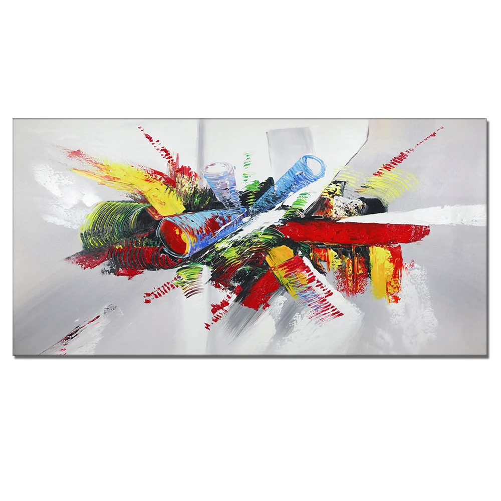 

Watercolor Abstract Oil Painting On Canvas Modern New Colorful Posters and Prints Wall Art Pictures For Living Room Home Decor