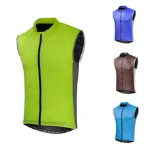 Pro Мужской жилет для велоспорта Светоотражающая ветрозащитная Водонепроницаемая дышащая одежда MTB велосипедная куртка безрукавка