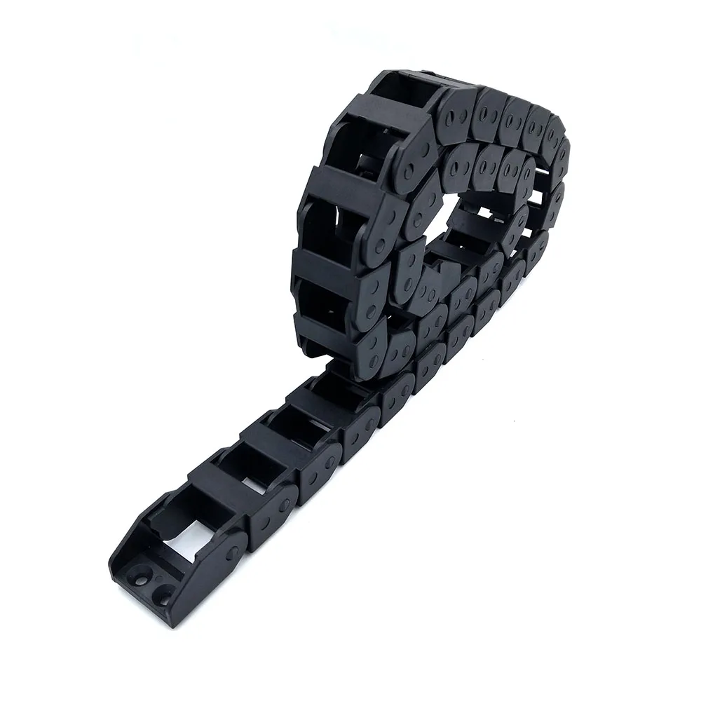 

1 Meter 18x25mm Drag Chain Wire Carrier Cable Tanks Towline Bridge type no-opening Router Engraving Machine Parts Free shipping