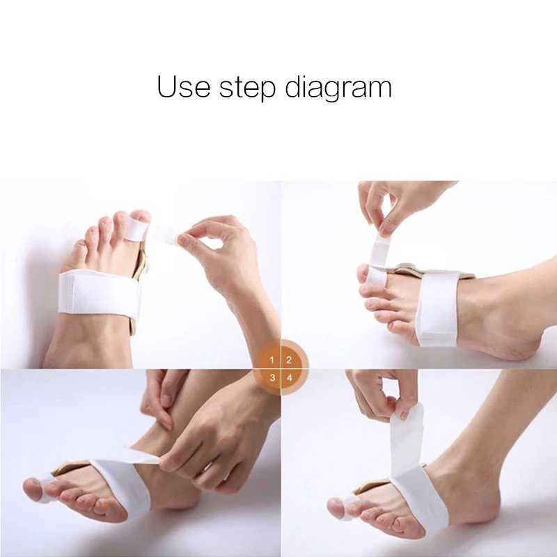 1Pcs Hallux Valgus Splint Corrector Bunion Thumb Bone Orthopedic Finger Big Toe Separator Straightener Pedicure Foot Care Tool