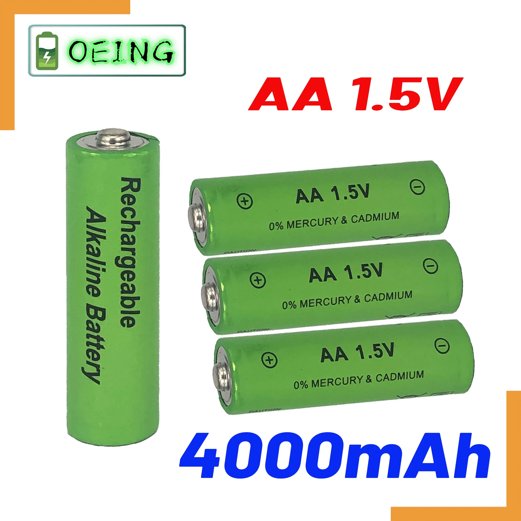 2021 NEW label 4000 MAH AA 1.5 V rechargeable battery,Nouvelles piles — free download