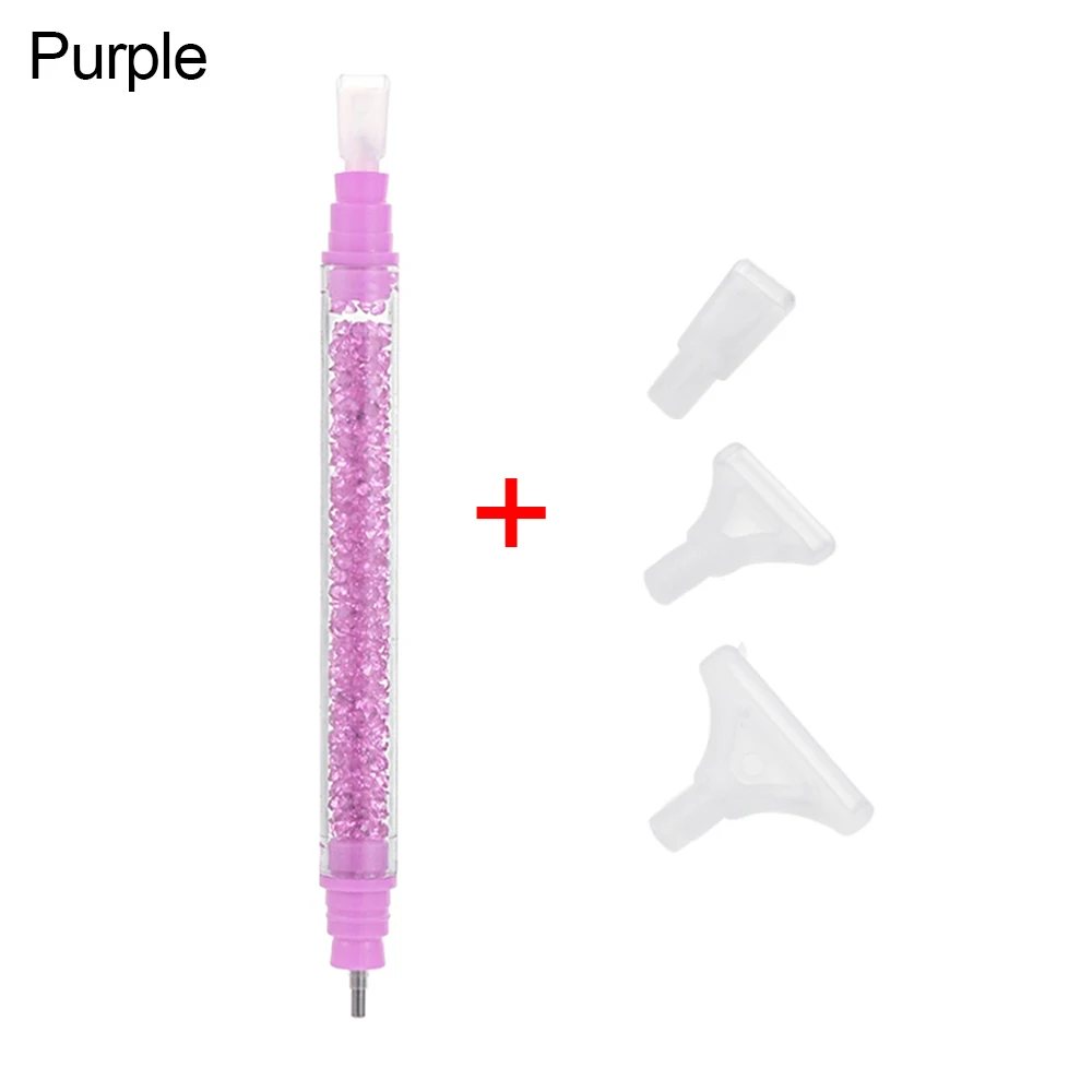 Crystal Double Head Point Drill Pen 5D Diamond Painting Pen DIY Arts Crafts Cross Stitch Embroidery Sewing Handmade Accessories 