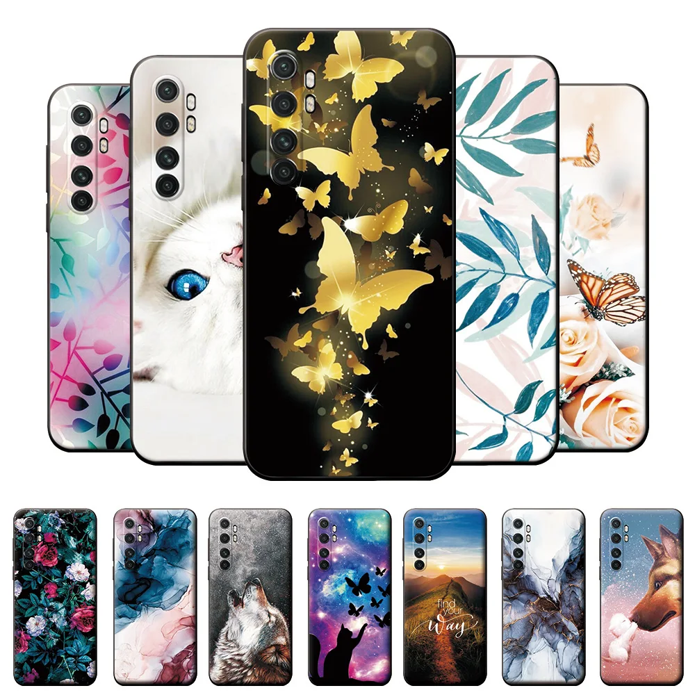 Per Xiaomi Mi Note 10 Lite Custodia Stile Fiore Custodia Per Xiaomi Mi Note 10 Lite Custodia Morbida Per Telefono In Tpu Per Xiaomi Mi Note 10 Lite Ca