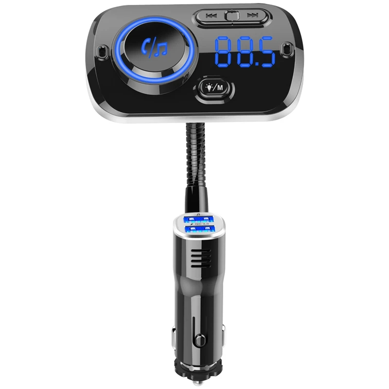 Bluetooth fm-передатчик, беспроводной автомобильный fm-модулятор, Автомобильный MP3-плеер, автомобильный комплект, Bluetooth автомобильное зарядное устройство, светильник