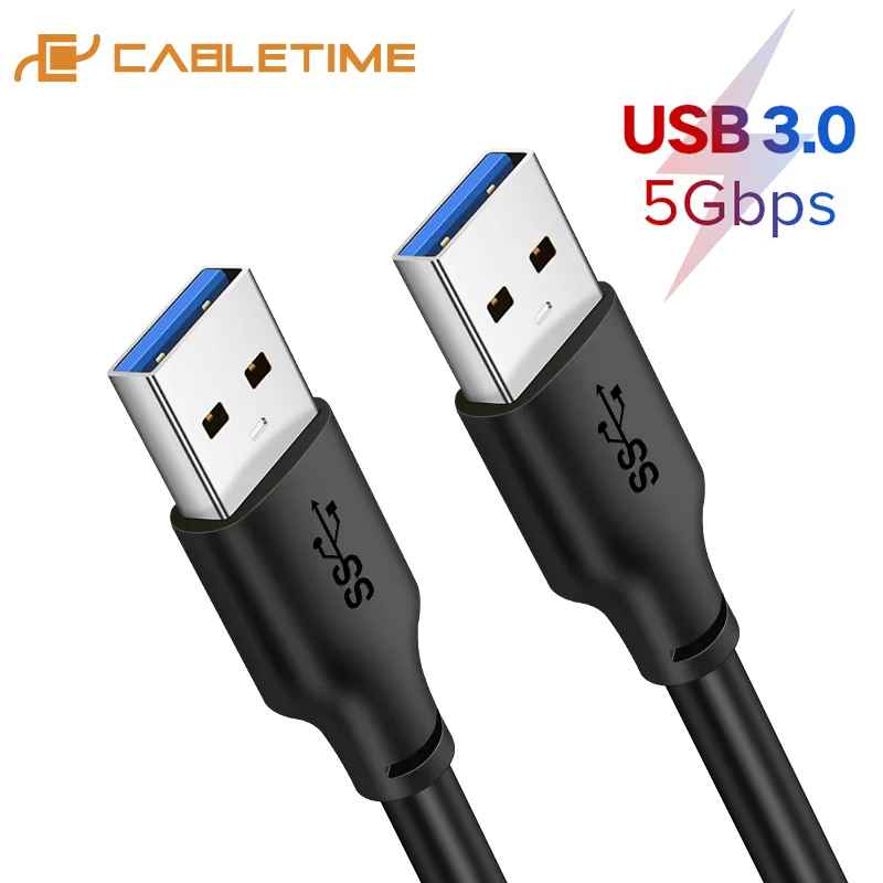 Кабель-удлинитель CABLETIME USB к A 3 0 Type-A для радиатора жесткого диска USB3.0 кабель