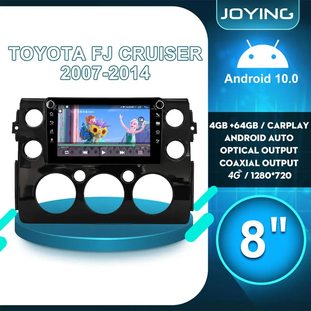 8 &quotАвторадио 1 din с экраном Android 10 автомобильный радио головное устройство