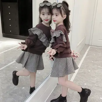 

Children's Clothing Children's Autumn New Girls' Suits Autumn Girls Long Sleeve Two-piece Sports Tide Girls Clothes