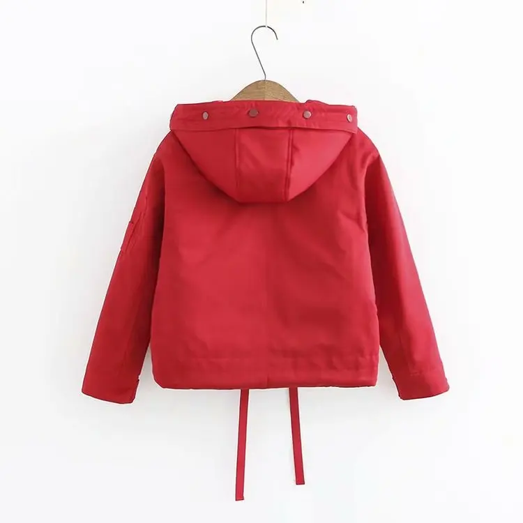 

Winter Ulzzang Harajuku-Style Short Thick Loose-Fit Slimming Students Workwear Cotton Coat Cotton-padded Clothes outside