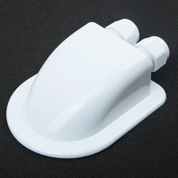 

1pc Roof Wire Entry Gland Box White Double Hole For Motorhome Caravan RV Boat Yacht