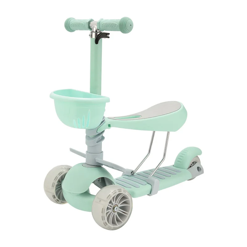 

Children's scooter can push three-in-one to sit and slide 1-4-year-old scooter 6-year-old boy five-in-one scooter female