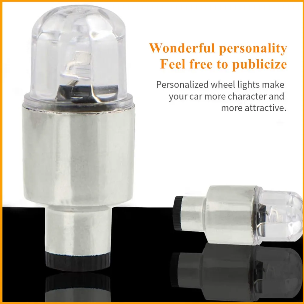 Светодиодная вспышка для автомобиля велосипеда колеса 4 светодиодный