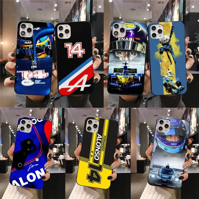 Чехол для телефона F1 Racing Фернандо Алонсо 14 iphone 13 12 11 Pro Mini XS Max 8 7 Plus X SE 2020 XR |