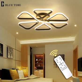 

Modern Led Chandelier Lustres Living room Dining room Kitchen Bedroom Lustre Black&White Ceiling Chandelier Lighting Luminaires