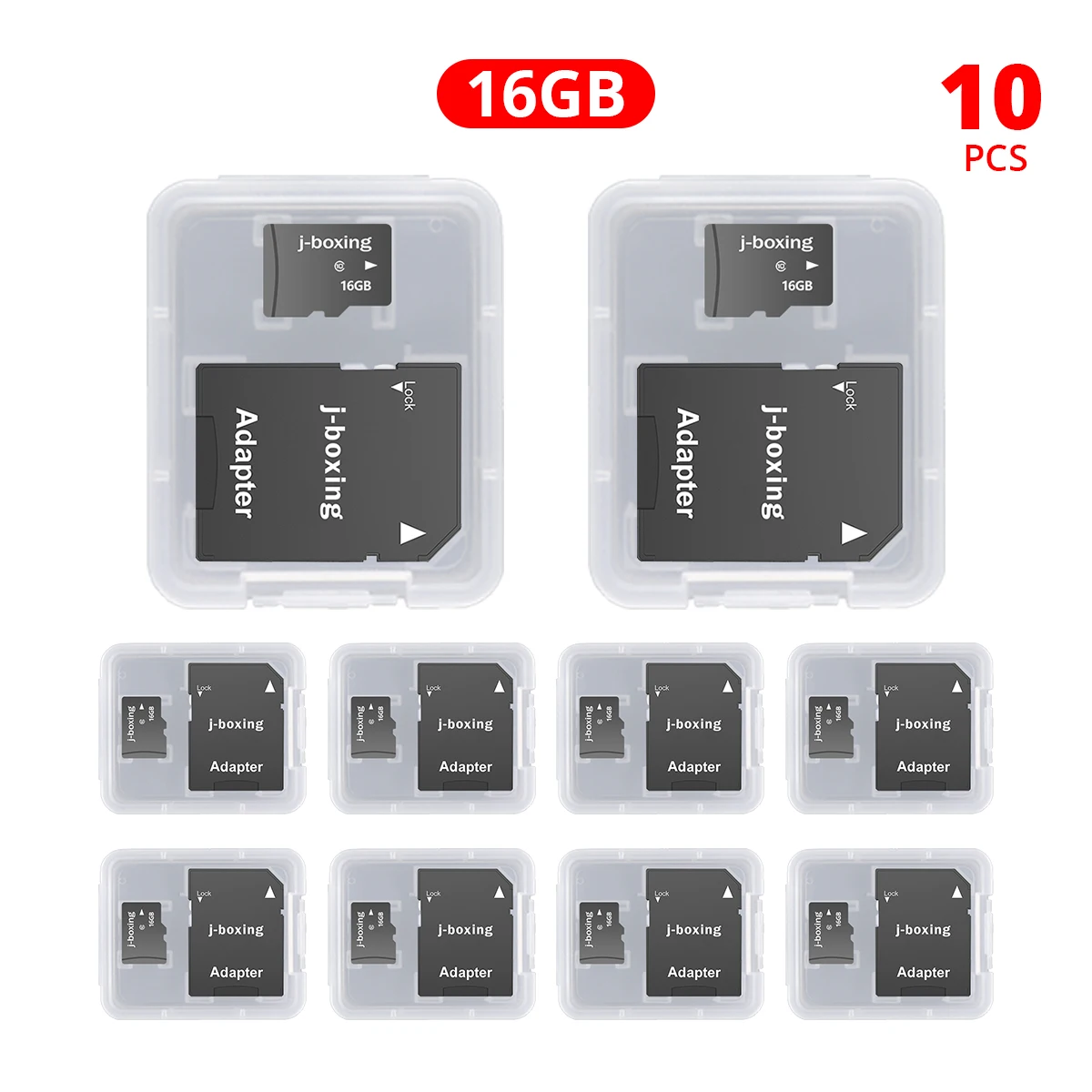 10PCS 16 Ⱑ Ʈ ޸ ī ÷ SD ī Ʈ  º PC ī޶ GPS MP3 mp4   Ϳ 16G Class10  TF ī