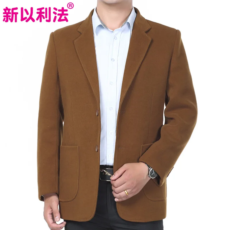 

Spring And Autumn MEN'S Blazer Business Casual One-Piece Middle-aged Suit Large Size Daddy Clothes MEN'S Outerwear