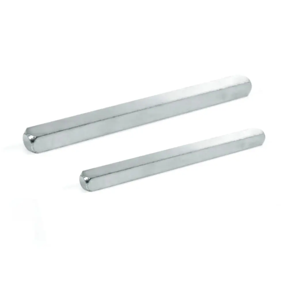 5pcs Door Handle Lock Spare Parts 8mm Plain Bar Spindle Square Rod