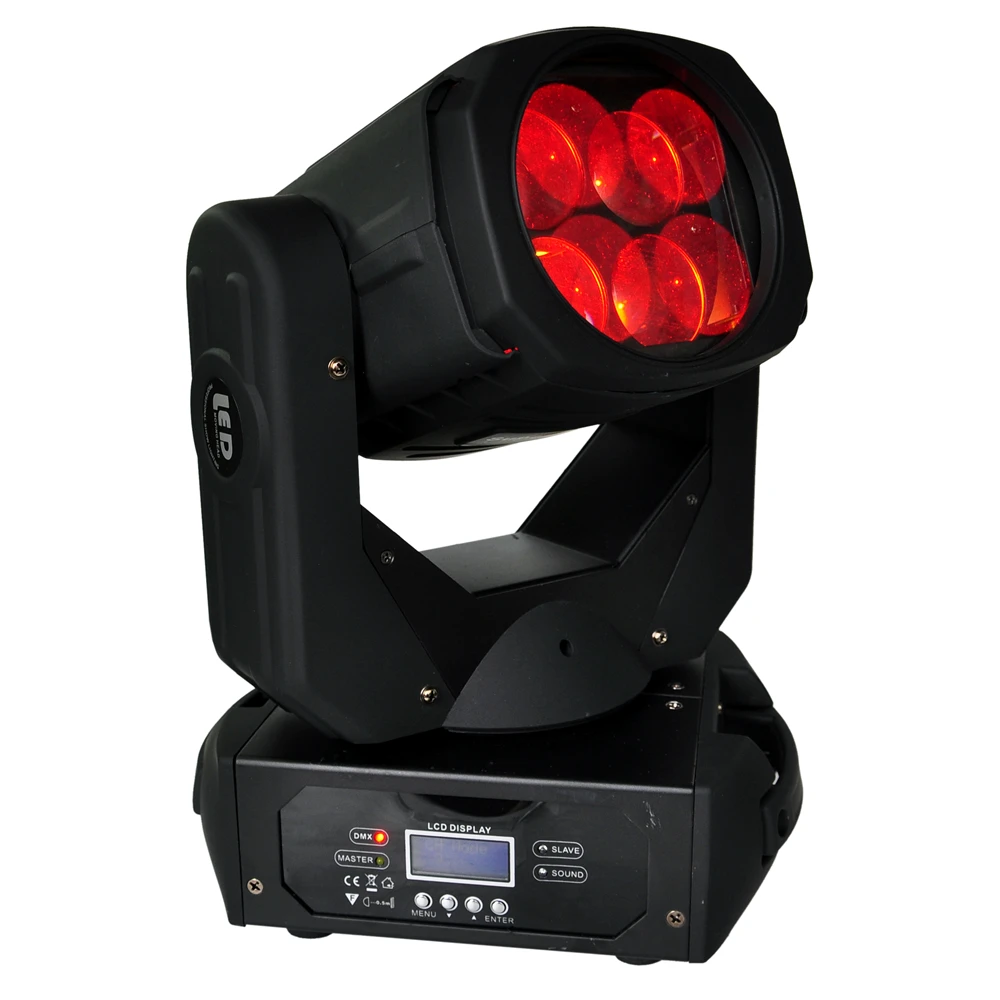 Суперсветодиодный подвижный головной светильник TIPTOP Blizzard Nova 4x25 вт 4 в 1 цветной RYBW