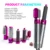5 In 1 MultiFunctional Hair Dryer Comb Hot Air Styler Hair Curler Straightening Curling Iron Styling Brush Hair Styling Tool