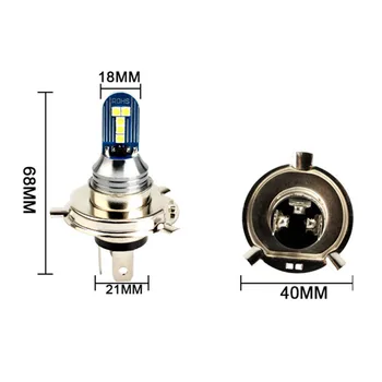 

H4 HB2 9003 LED Motorcycle Light 3030 1 High-Power Fog High quality 1 pc