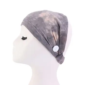 

Women Button Headband Facemask Holder Sports Headbands Wearing Mask Protect Ears M7DD