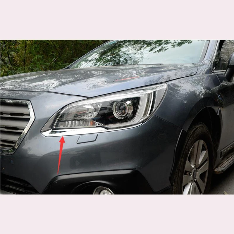 2012- подходит для Subaru Outback модифицированный налобный фонарь brow отделка фара декоративная рамка