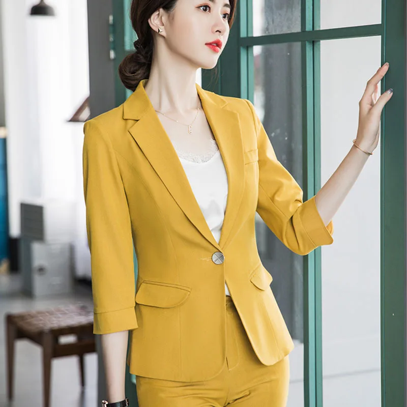 

HJ932 Small Suit WOMEN'S Suit Wear 2019 New Style Fashion Formal Wear Elegant Suit Slim Fit Work Suit