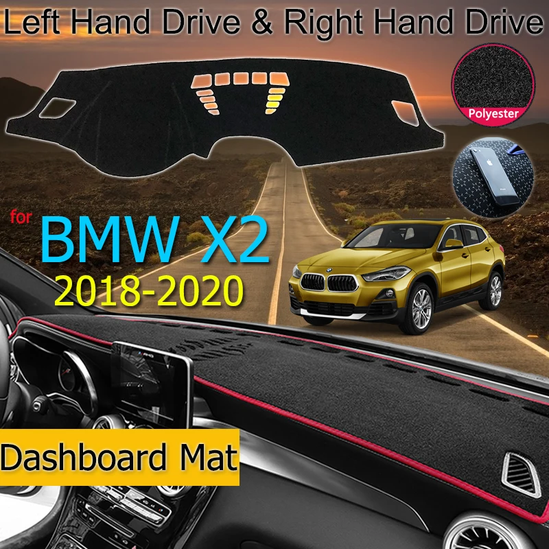 Противоскользящий коврик для приборной панели BMW X2 F39 2018-2020 | Автомобили и