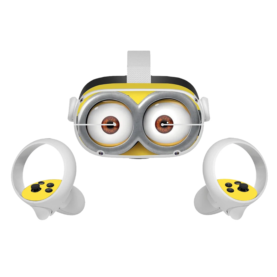 Pegatina de piel para Oculus Quest 2 VR, pegatinas de dibujos de realidad Virtual, PVC protector, accesorios para Oculus Quest 2