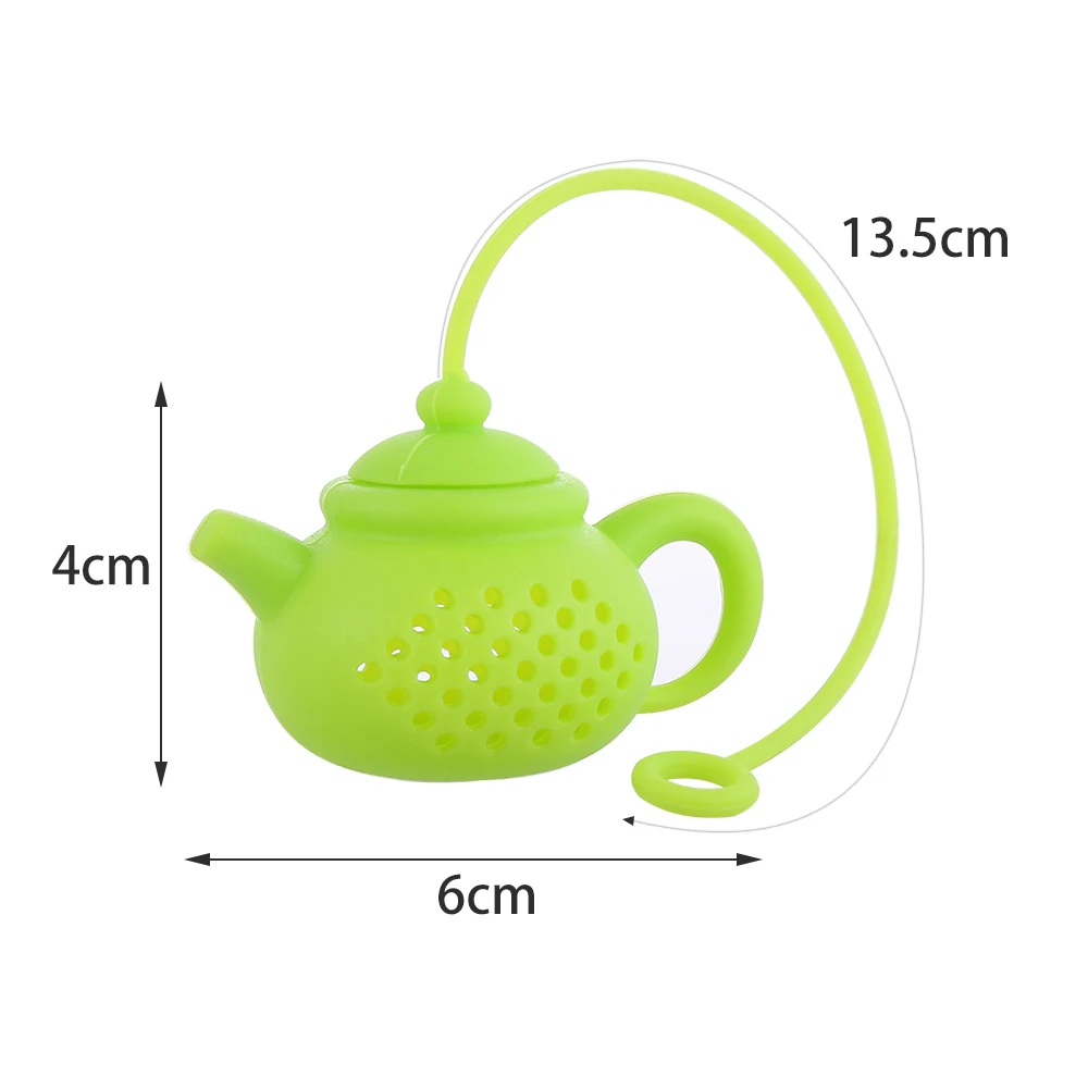 Creative Teapot-Shape Tea Infuser Strainer Silicone Tea Bag Leaf 11 Hc818a13198604c8999beca2bb3fc6f1a3