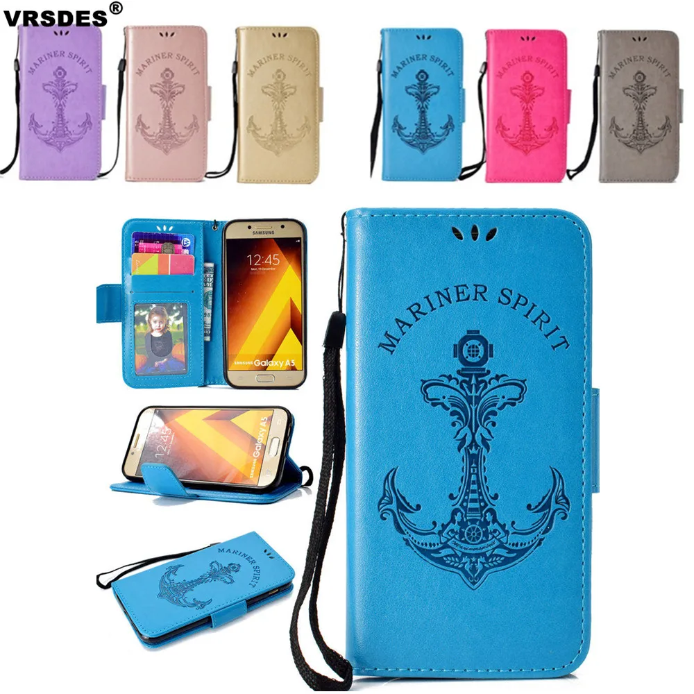 3D кожаный чехол бумажник с откидной крышкой для Samsung Galaxy A3 A5 A7 J1 J3 J5 J7 2016 2017 Pro Prime Cover