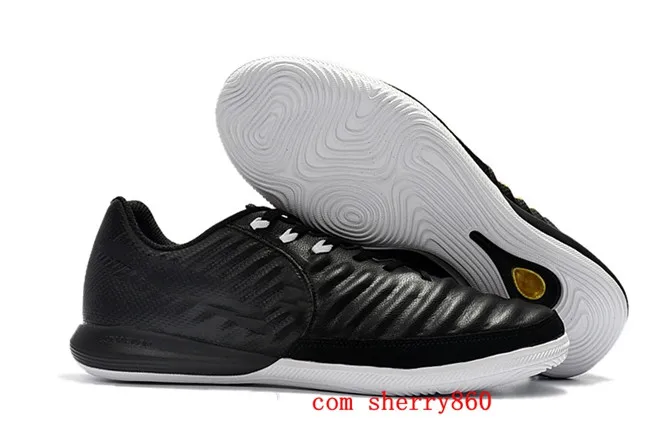 

2018 mens soccer cleats TimpoX Finale IC original soccer shoes soft ground football boots cheap Tiempo Legend VII MD Indoor New