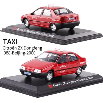 

FREE Shipping 1:43 Citroen Fukang Beijing TAXI Alloy Car Model Collection Model Gift Toy