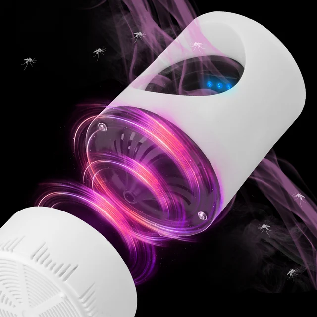 Elektromos Usb Szúnyoggyilkos Lámpa Környező Típusú Zapper Muglen Rovar Gyilkos Légy Szúnyog Csapda Könnyű Uv -Visszataszító - Image 4