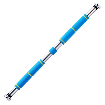 

Hot AD-Door Way Pull Up Bar Adjustable Home Gym Workout Chin Push Horizontal Bars Fitness Gymnastics Bars 200Kg,Blue