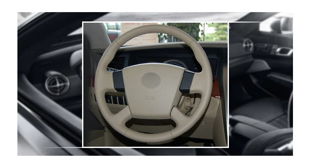Черный PU искусственная кожа Чехол рулевого колеса автомобиля для Nissan Teana 2003-2008 старая модель Teana Renault samsung SM5