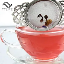 TTLIFE, 4 штуки, ситечко для чая, круче, нержавеющая сталь, мелкая сетка, фильтр для заваривания чая, терка, ситечко для чая