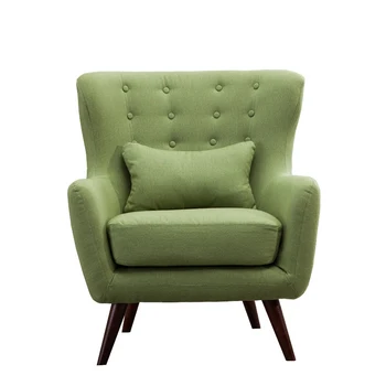 

Nordic Fabric Single Sofa Chair Small Apartment Simple Modern American Living Room Soft Bag Small Sofa Tiger Chair