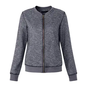 

Celmia Plus Size Women Jackets 2020 Winter Warm Long Sleeve Zip Up Pockets Stand Collar Casual Jackets Femme Coat Outwear Blusas