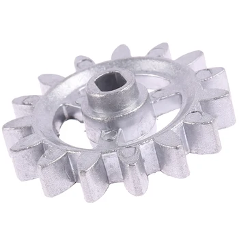 

DIY Mini Barbecue Frame Gear Part Heat Resistant Accessories Automatic Revolving Hardware Aluminum Wheel