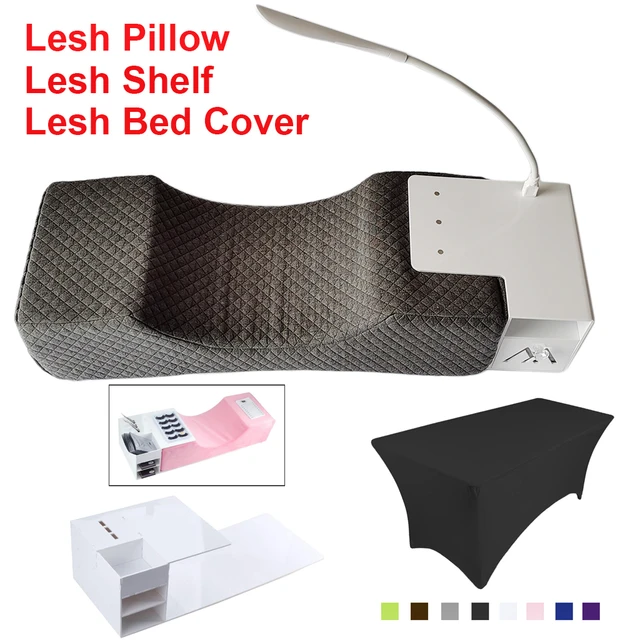 Eyelash Extension Pillow Acrylic Shelf Neck Lash Memory Foam Pillow And  Elastic Lash Bed Cover For Grafting Makeup Tools Salon - AliExpress