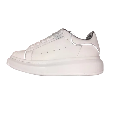 nova moda sapatos brancos das Mulheres de fundo grosso aumentou sapatos casuais selvagens